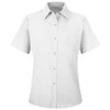 RED KAP SP25WH SS M WMNS WHITE SHIRT 65/35 POPLIN S/SLV,M