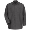RED KAP SP14OR RG 4XL MENS LS ORANGE POPLIN WORK SHIRT 4XL