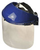 MCR SAFETY 9TZ55 RATCHET FACESHIELD ASSEMBLY 8X15 1/2 BLU