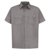 RED KAP ST62SV SS XXL MENS SS TWILL 65/35 WORK SHIRT-SV,XXL
