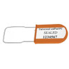 UNIVERSEAL UPAD-PC ORANGE50 PADLOCK SEAL ORANGE ACRYLIC PK50