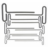 BONDHUS 15538 10 PIECE LOOP T-HANDLE HEX KEY SET