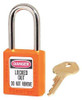 MASTER LOCK 410S6ORJ LOCKOUT PADLOCK KD ORANGE 1-3/4 H PK6