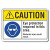 LYLE LCU3-0060-RA_14x10 CAUTION SIGN RECYCLED ALUMINUM 10 IN H