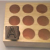YOUNG BROS. STAMP WORKS, INC. 06271 A HAND STAMP 2-5/8 SHANK L STEEL