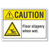 LYLE LCU3-0020-RD_14x10 CAUTION SIGN SELF-ADHESIVE VINYL 10 IN H