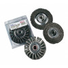 UNITED ABRASIVES-SAIT 06426 KNOT WHEEL WIRE BRUSH 4X.014CS 5/8-11