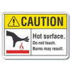 LYLE LCU3-0100-RA_14x10 CAUTION SIGN RECYCLED ALUMINUM 10 IN H