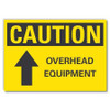 LYLE LCU3-0123-RD_5x3.5 CAUTION SIGN 3-1/2 X 5 VINYL