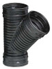 ADVANCED DRAINAGE SYS 0422AA POLY SNAP DRAIN TUBE WYE, 4-IN.
