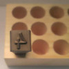 YOUNG BROS. STAMP WORKS, INC. 03091 4 HAND STAMP 2-3/8 SHANK L STEEL