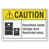 LYLE LCU3-0091-RD_5x3.5 SIGN SELF-ADHESIVE VINYL 3-1/2 IN H