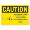 LYLE LCU3-0155-RD_7x5 CAUTION SIGN SELF-ADHESIVE VINYL 5 IN H