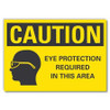 LYLE LCU3-0163-RD_7x5 CAUTION SIGN SELF-ADHESIVE VINYL 5 IN H