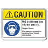 LYLE LCU3-0068-RA_10x7 CAUTION SIGN RECYCLED ALUMINUM 7 IN H