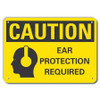 LYLE LCU3-0157-RA_10x7 CAUTION SIGN RECYCLED ALUMINUM 7 IN H