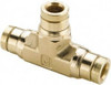 PARKER 164PTC-5/32 5/32" OUTSIDE DIAM, BRASS PUSH-TO-CONNEC