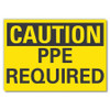 LYLE LCU3-0217-RD_10x7 CAUTION SIGN SELF-ADHESIVE VINYL 7 IN H