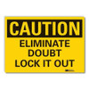 LYLE LCU3-0309-RD_10x7 CAUTION SIGN 7 IN H VINYL