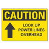 LYLE LCU3-0122-RD_10x7 CAUTION SIGN SELF-ADHESIVE VINYL 7 IN H