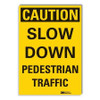 LYLE LCU3-0313-RD_7x5 CAUTION SIGN 5 H 7 W VINYL