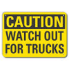 LYLE LCU3-0266-RA_14x10 CAUTION SIGN 10 H 14 W RECYCLED ALUM
