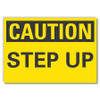 LYLE LCU3-0204-RD_5x3.5 CAUTION SIGN 3-1/2 X 5 VINYL