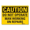 LYLE LCU3-0366-RD_10x7 CAUTION SIGN 7 IN H VINYL LYLE LCU3-0366-RD_10x7 CAUTION SIGN 7 IN H VINYL