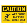 LYLE LCU3-0495-RD_5x3.5 CAUTION SIGN 3-1/2 IN H VINYL