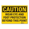 LYLE LCU3-0403-RD_10x7 CAUTION SIGN 7 IN H VINYL