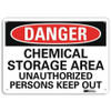 LYLE U3-1167-NP_14X10 DANGER SIGN 14 W X 10 H 0.055 THICK