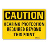 LYLE LCU3-0402-RD_5x3.5 CAUTION SIGN 3-1/2 IN H VINYL