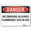 LYLE LCU4-0577-RA_10x7 NO SMOKING SIGN CORNER HOLES 10 IN W