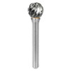 SGS PRO 19361 BALL BUR SD SINGLE END 1/2 CARBIDE