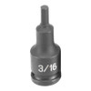 GREY PNEUMATIC 1906F 3/8" DRIVE X 3/16" HEX DRIVER