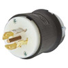 HUBBELL HBL2531 LOCKING PLUG BLACK/WHITE NYLON 4 POLES