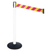 RETRACTA-BELT 331PWH-MYD BARRIER POST PVC POST MAGENTA/YLW BELT