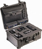 PELICAN PRODUCTS INC. 1560-008-110 PELICAN 1560LFC BLACK WITH ORGANIZER