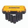 DEWALT TOOLS DWMT74737 TOUGH BOX 7PC MM 1/2 DR DP IMP SKT SET