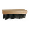 PFERD 85081 STRAIGHT BACK BLOCK BRUSH,CS WIRE,5"X10"