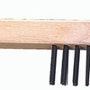 PFERD 85039 SHOE HANDLE SCRATCH BRUSH,SS WIRE,4"X16"
