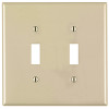LEVITON 008-00PJ2-00T 2GANG MIDWAY SWITCH PLATE LT A