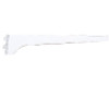 KNAPE & VOGT 180 WH 6 SHELF BRACKET, WHITE STEEL, 6-IN.
