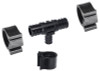 FLAIR-IT 30826 PEXLOCK REDUCING TEE, 3/4 X 3/4 X 1/2-IN