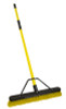 QUICKIE MANUFACTURING 857FGSU JOBSITE PUSH BROOM, COMMERCIAL GRADE, 24