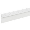 THERMWELL PRODUCTS A79WH DOORSWEEP ALUM/RBBR WHT 2X36IN