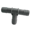 BOSHART INDUSTRIES UPPT-12 TEE GRY 1-1/4IN POLY