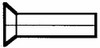 RIVETKING. 12N75RC8AP/1100 1/8" BODY DIAM, COUNTERSUNK UNCOATED ALU