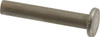 RIVETKING. 12N75RFLSP 1/8" BODY DIAM, FLAT UNCOATED STEEL SOLI