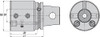 KENNAMETAL 1516678 1-1/2" BORE DIAM, 3.15" BODY DIAM X 4.13